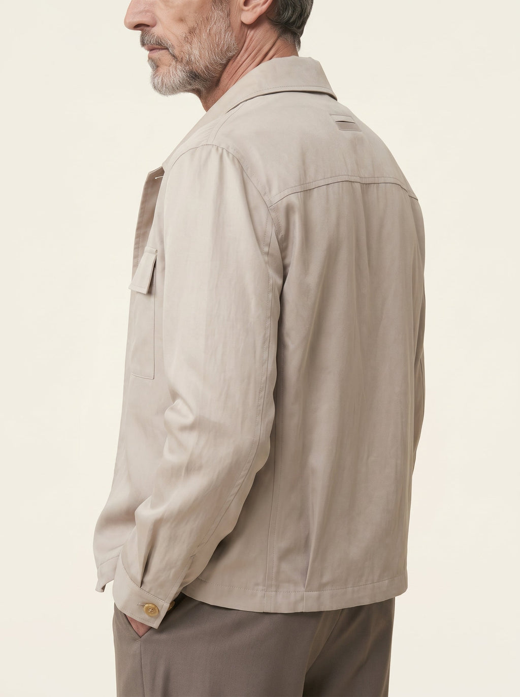 Sébastien Silk-Linen Overshirt