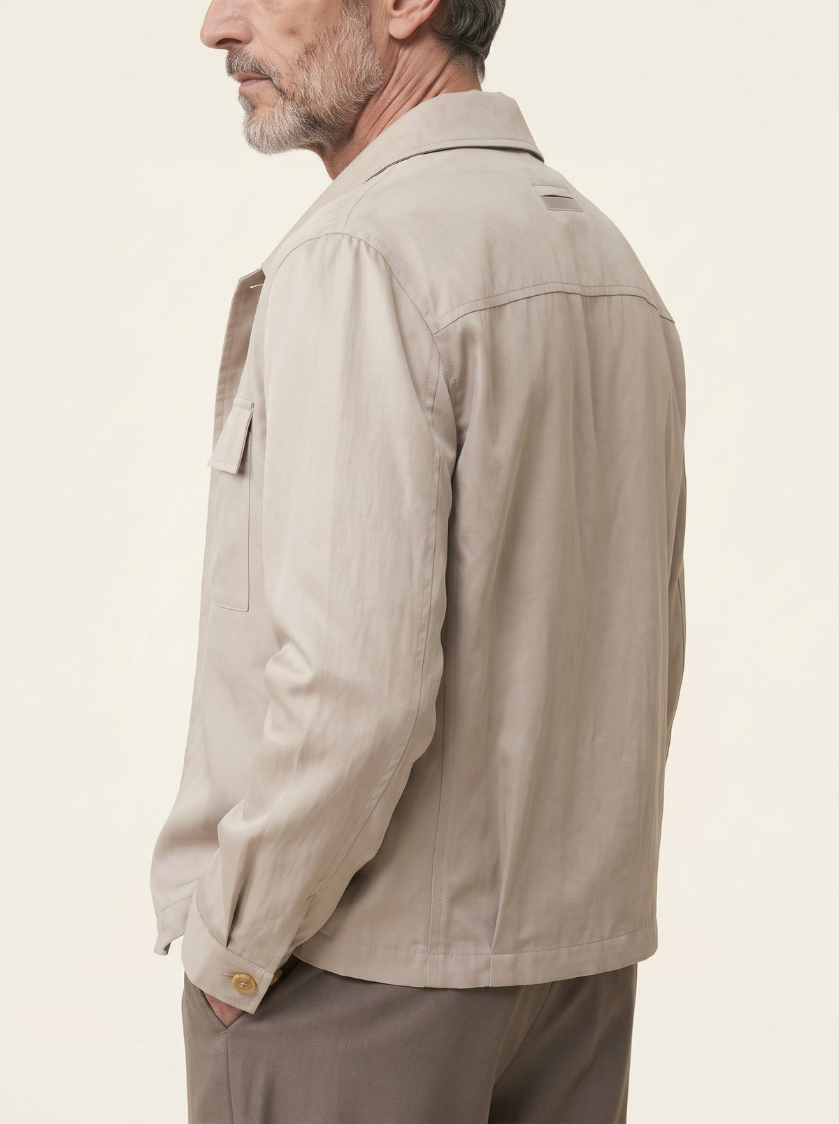 Sébastien Silk-Linen Overshirt