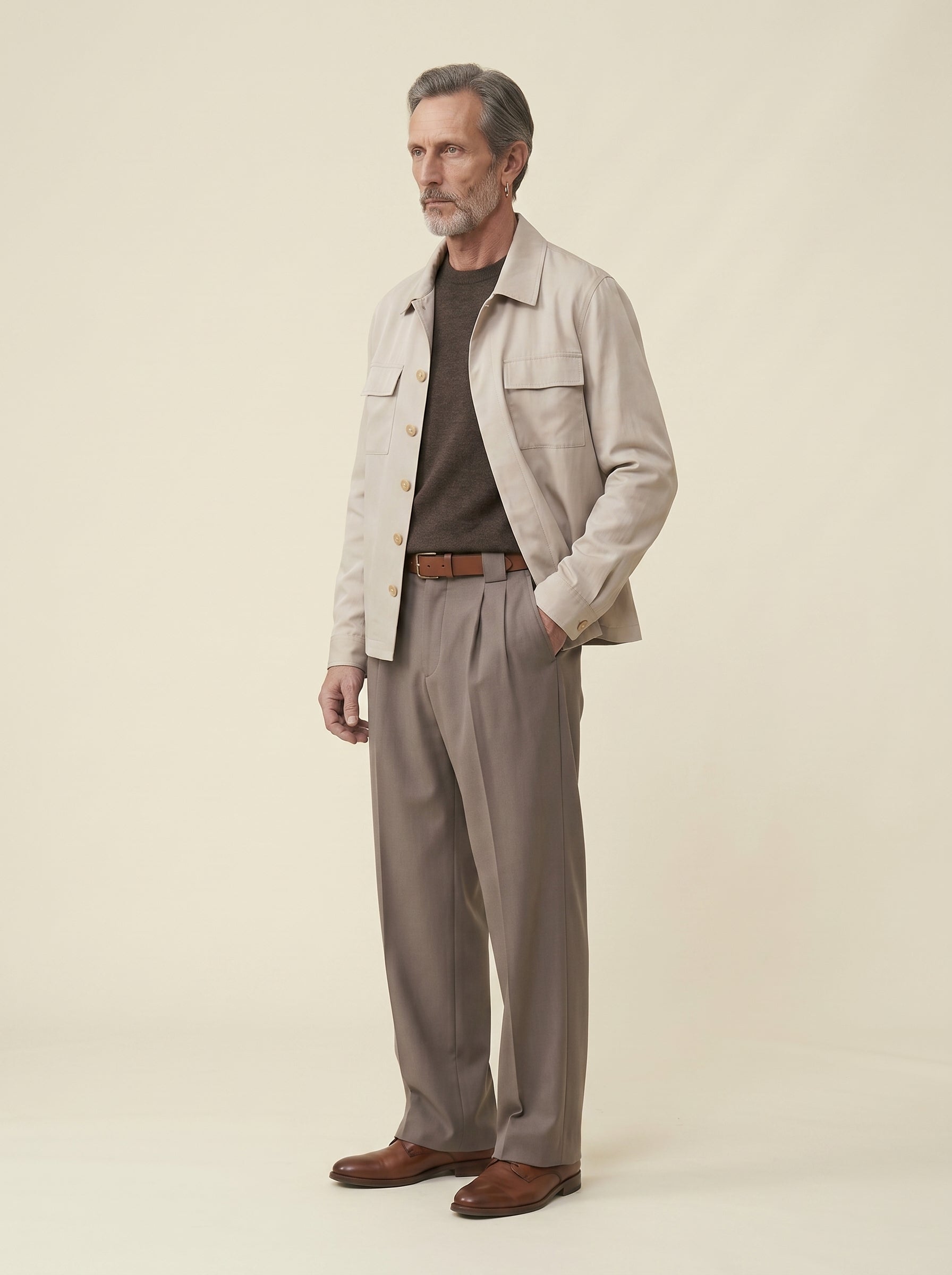 Sébastien Silk-Linen Overshirt