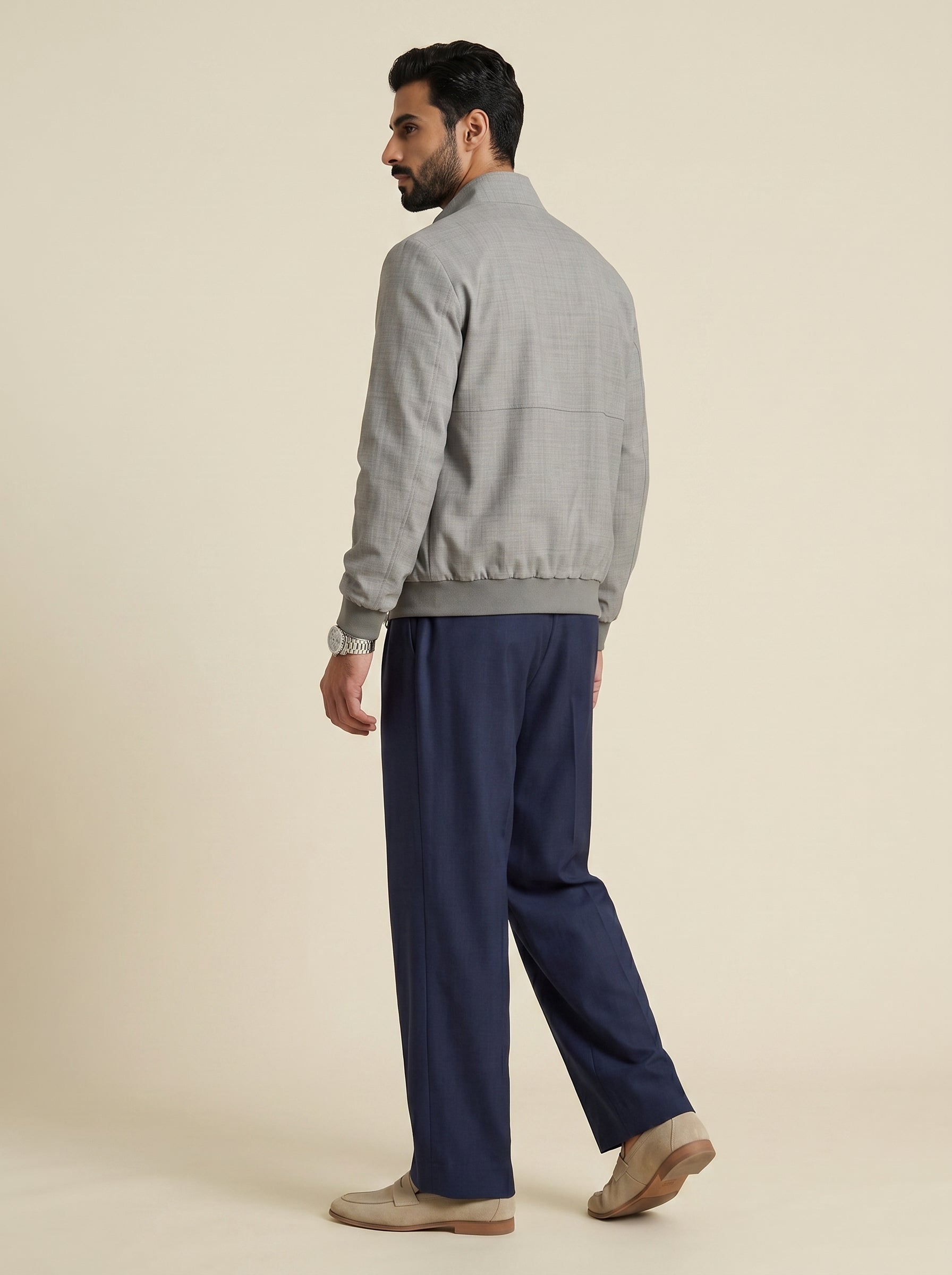 Julian Mercerised Wool Coated Jacket