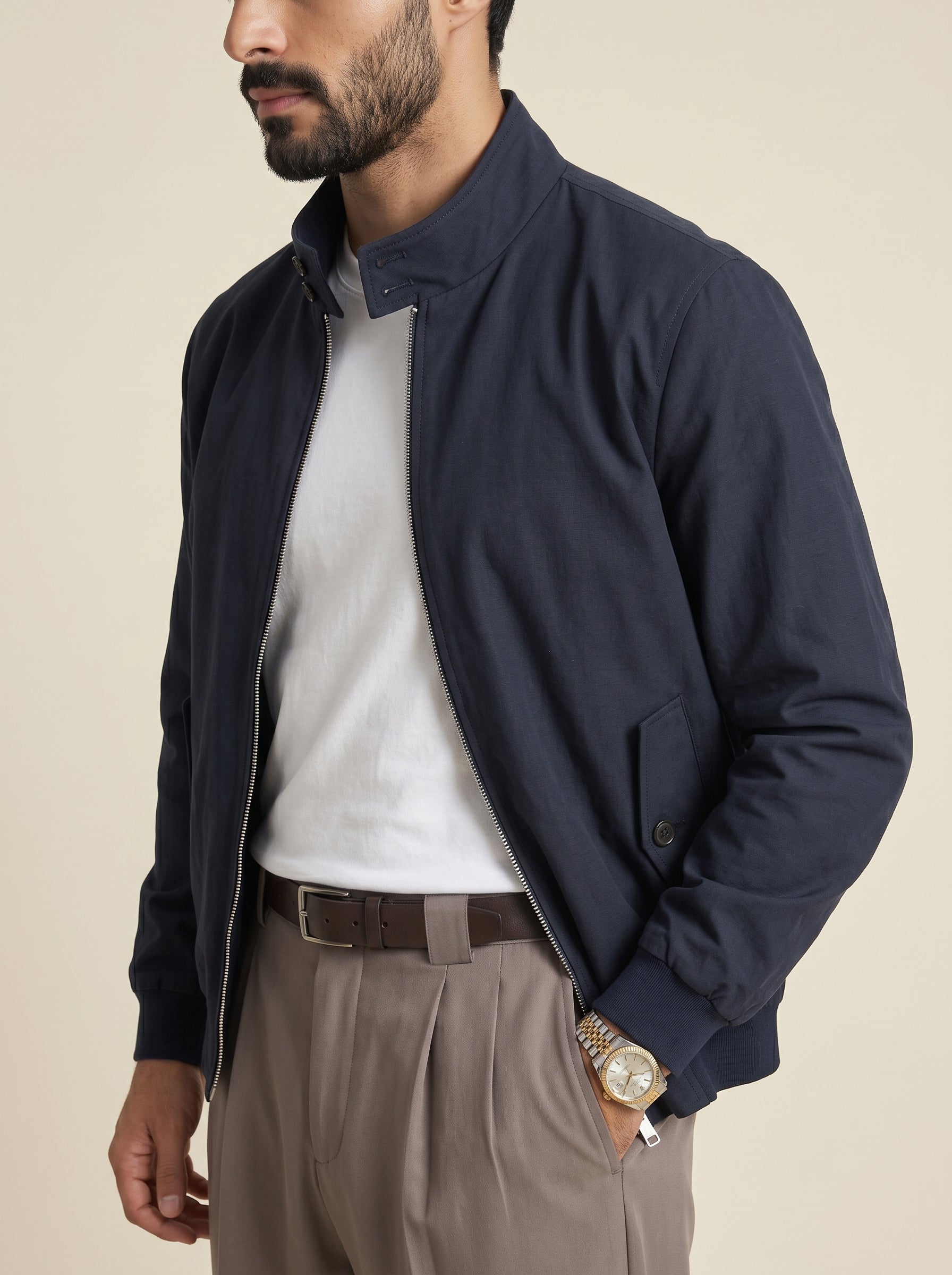 Julian Mercerised Wool Coated Jacket