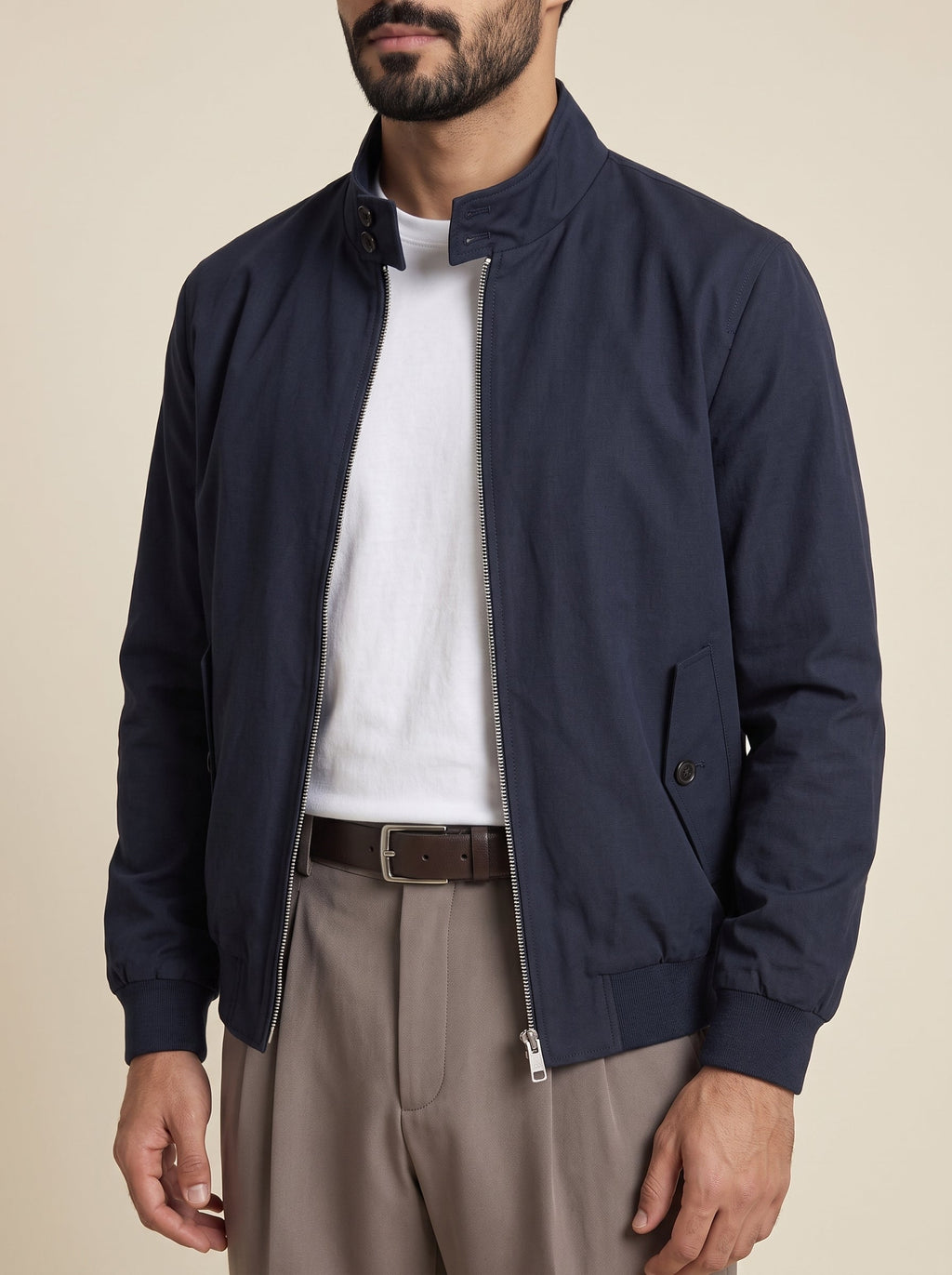 Julian Mercerised Wool Coated Jacket