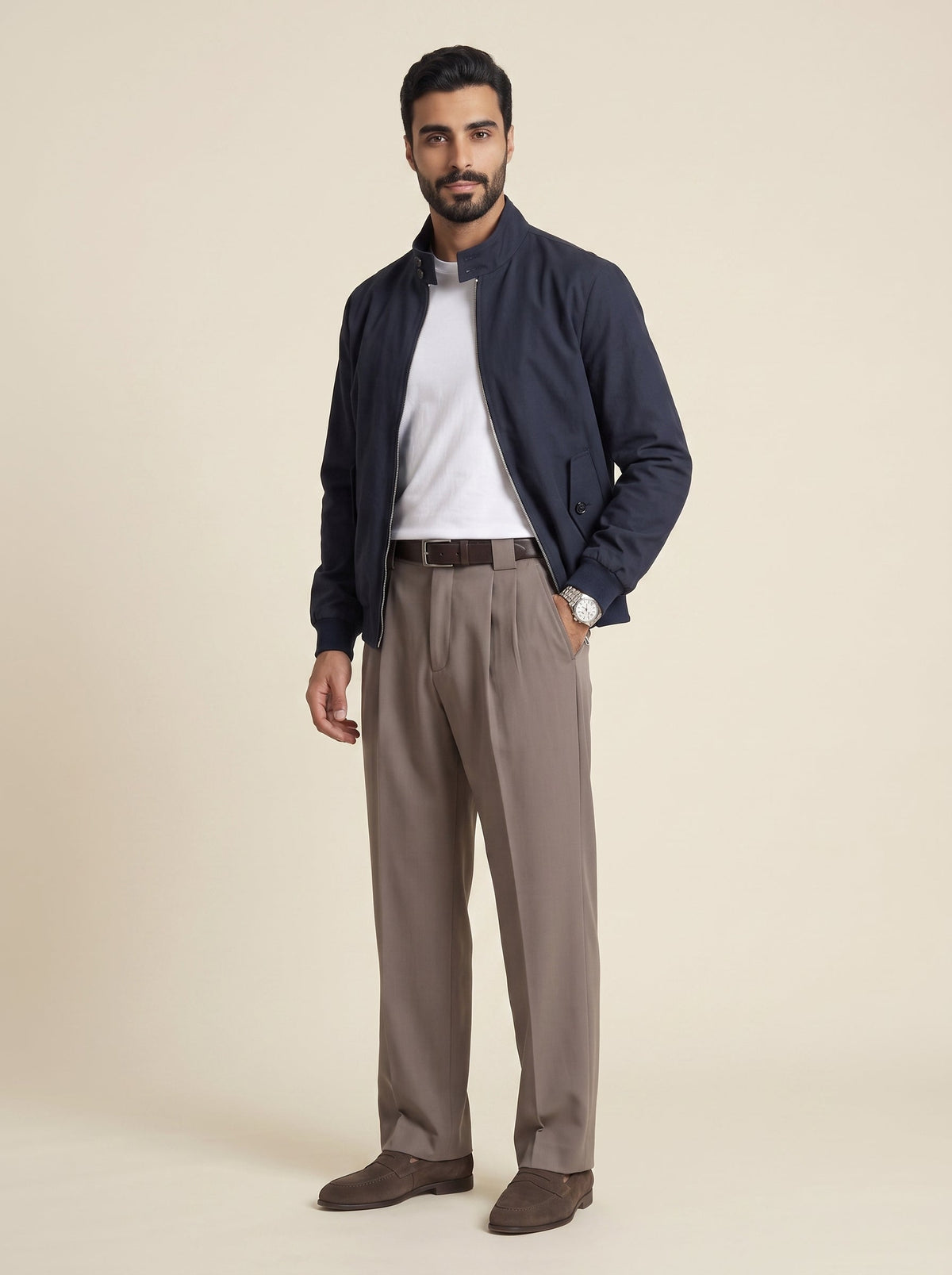 Julian Mercerised Wool Coated Jacket