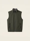 Benedict Pure Wool Stand-Collar Vest