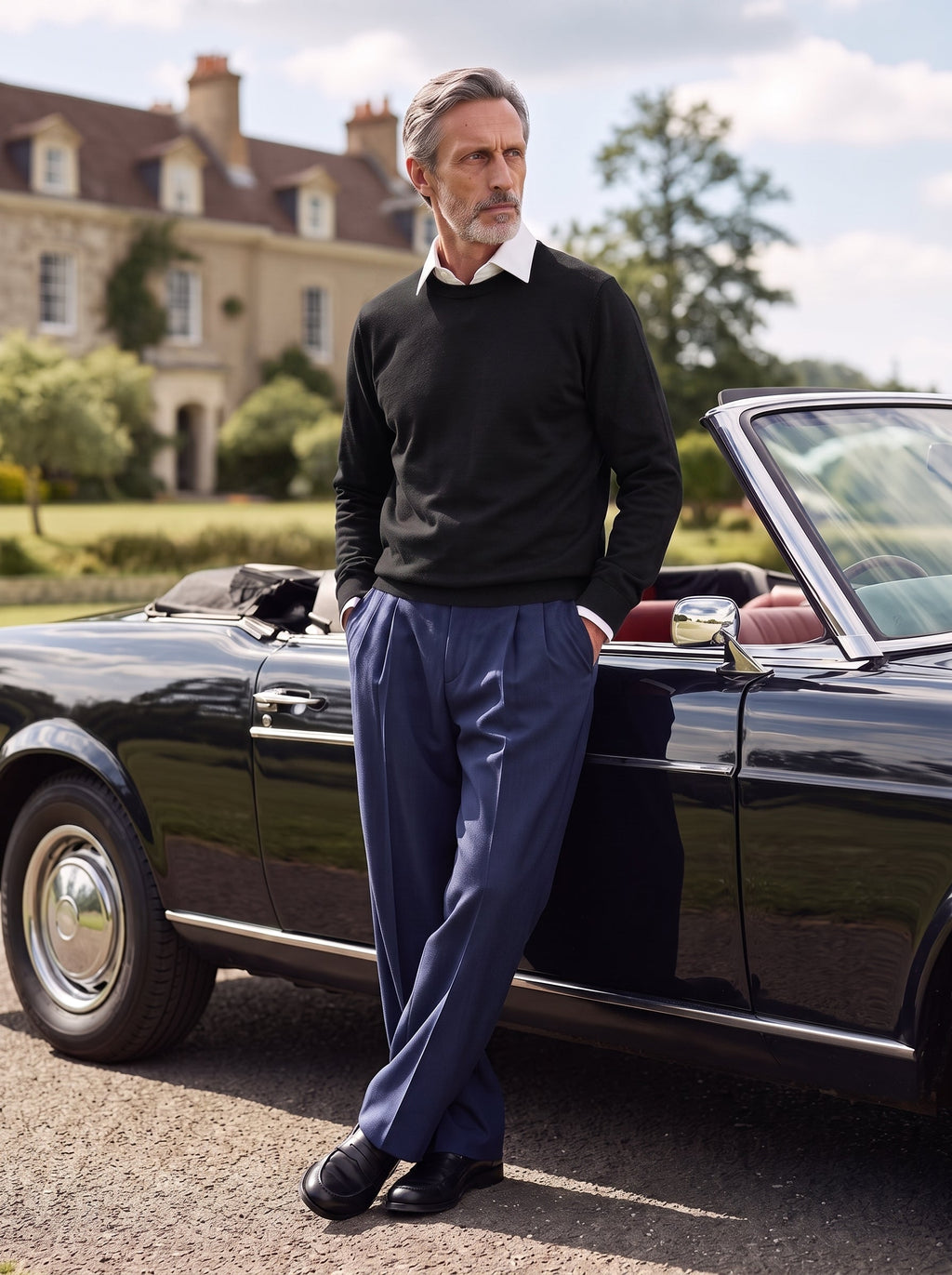Cedric Fine Wool Crewneck Knit