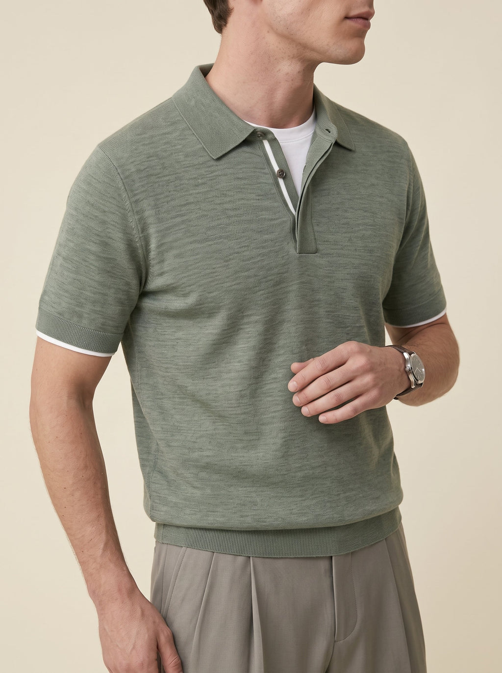 Bastien One-Button Polo