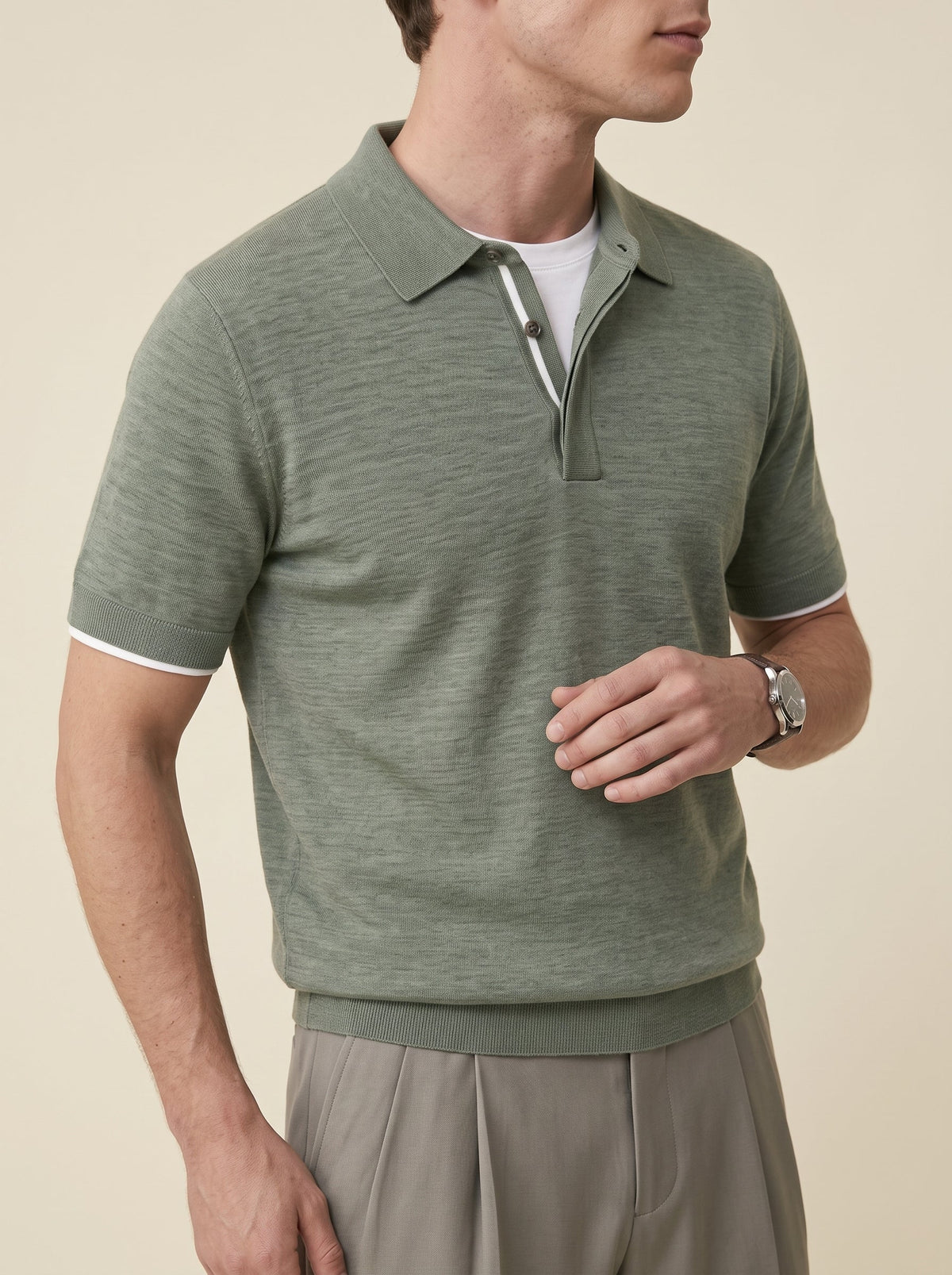 Bastien One-Button Polo