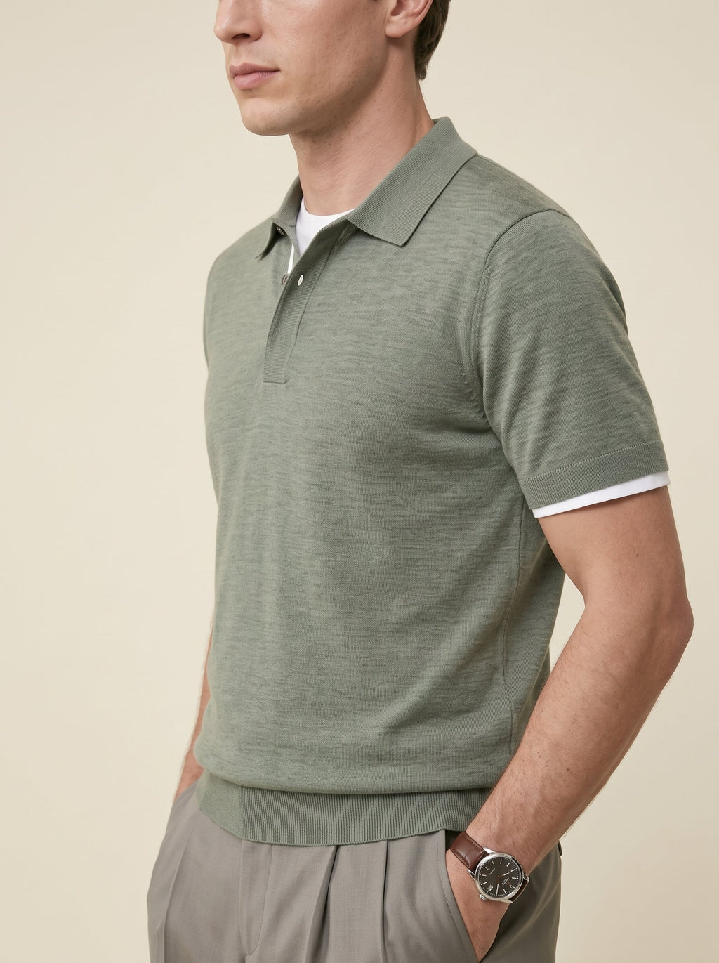 Bastien One-Button Polo