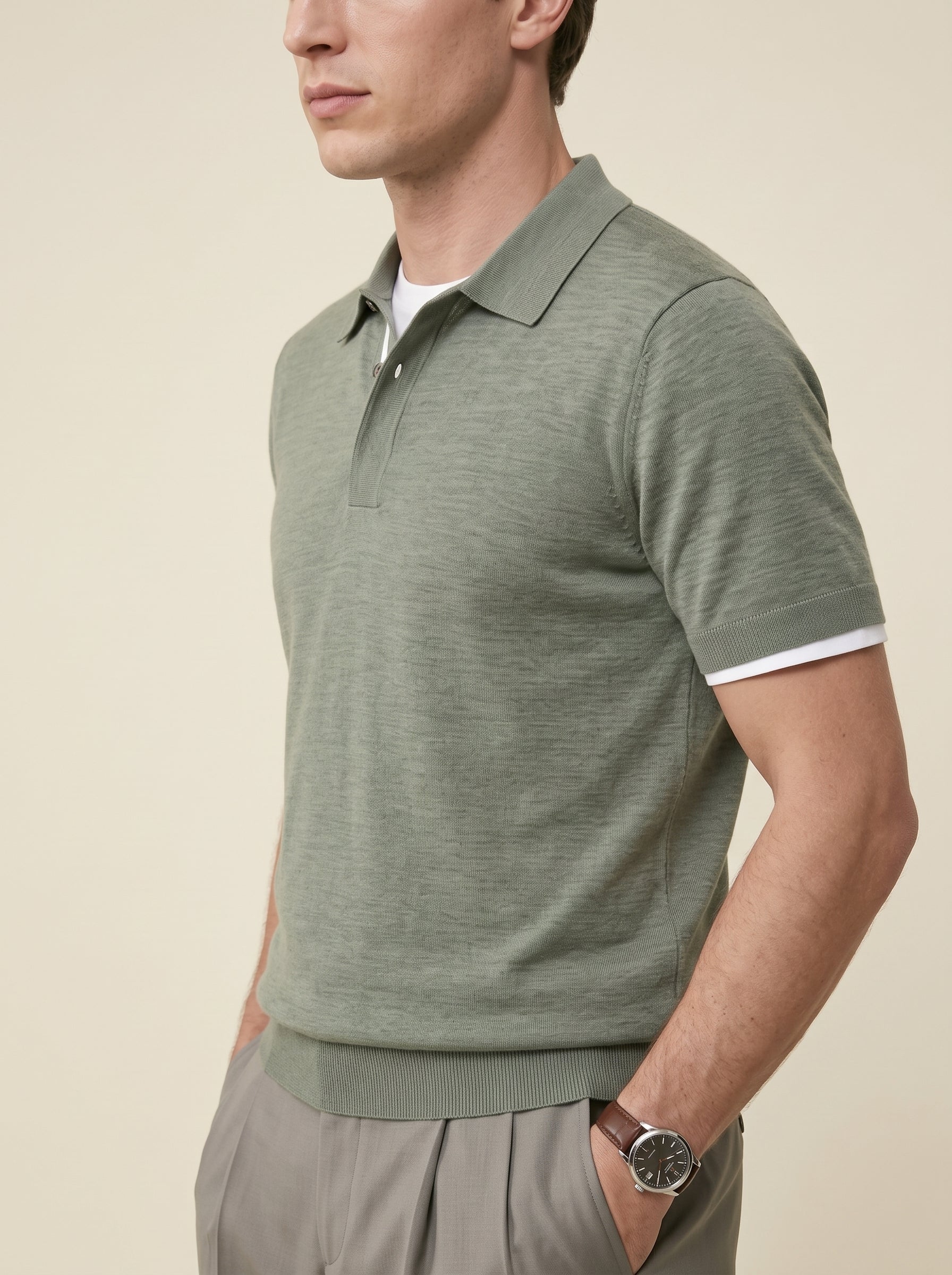 Bastien One-Button Polo