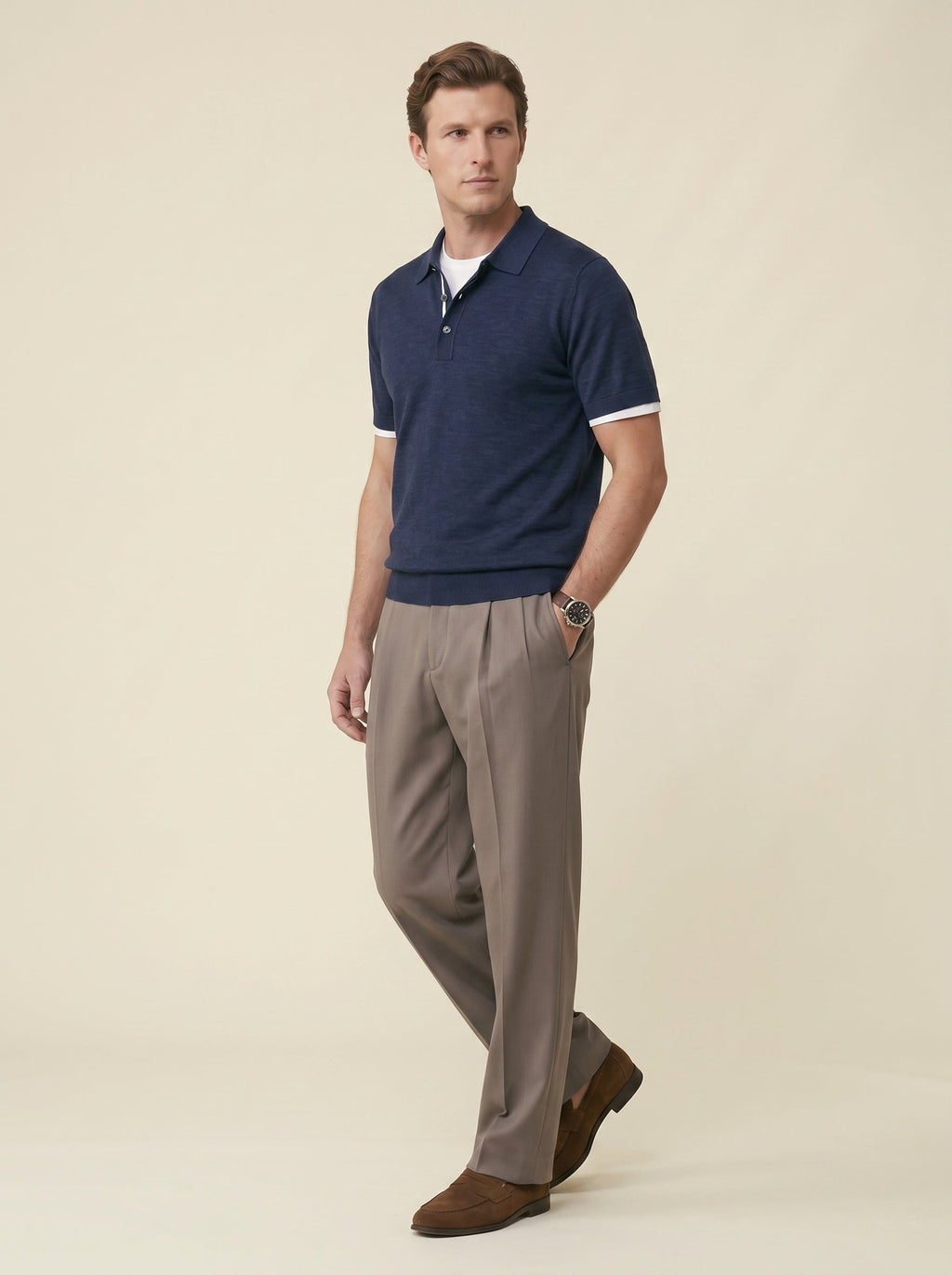 Bastien One-Button Polo