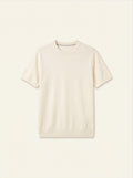 Luca Silk-Cotton Knit Tee