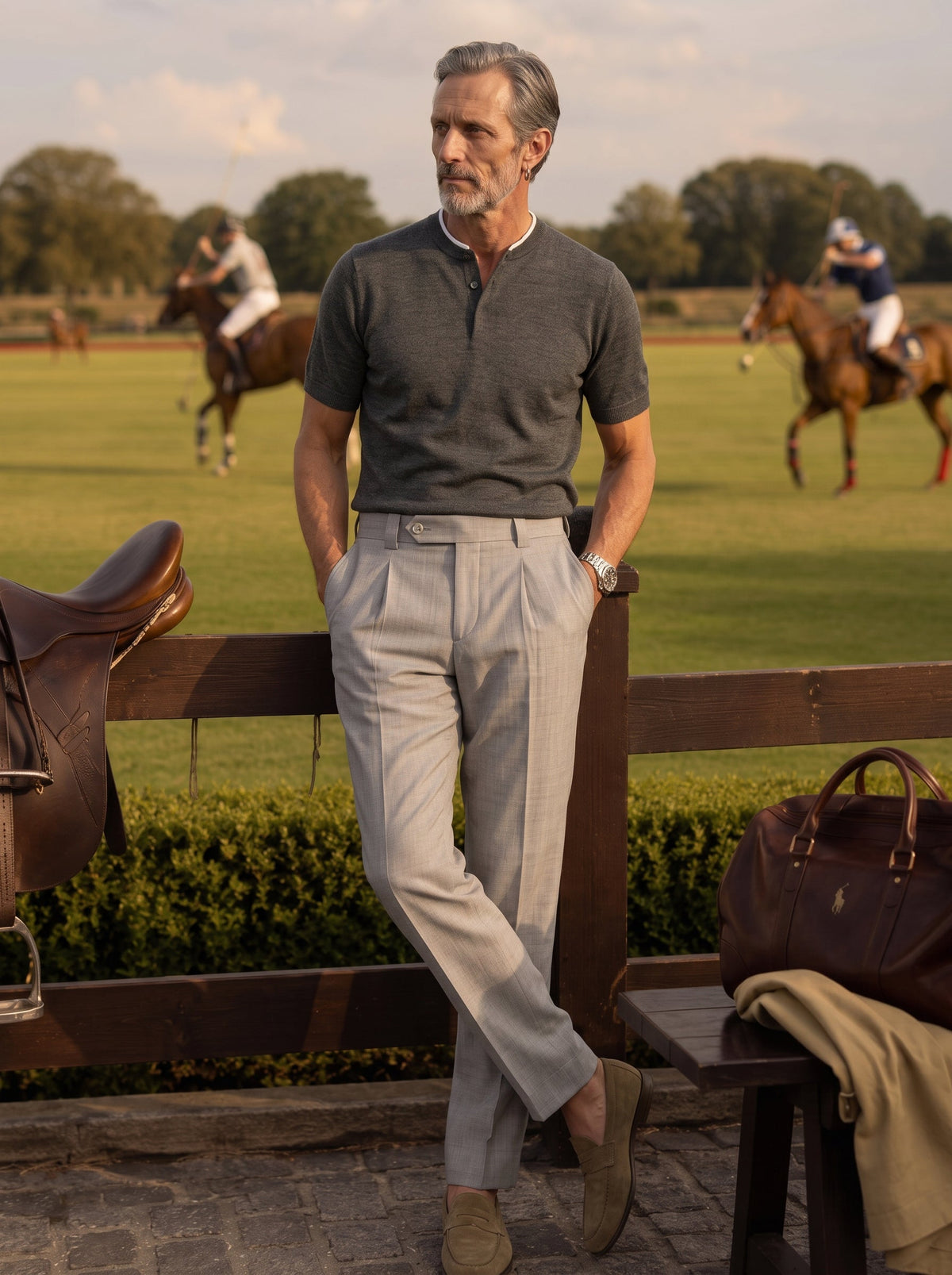 Benedict Cashmere-Merino Henley Knit