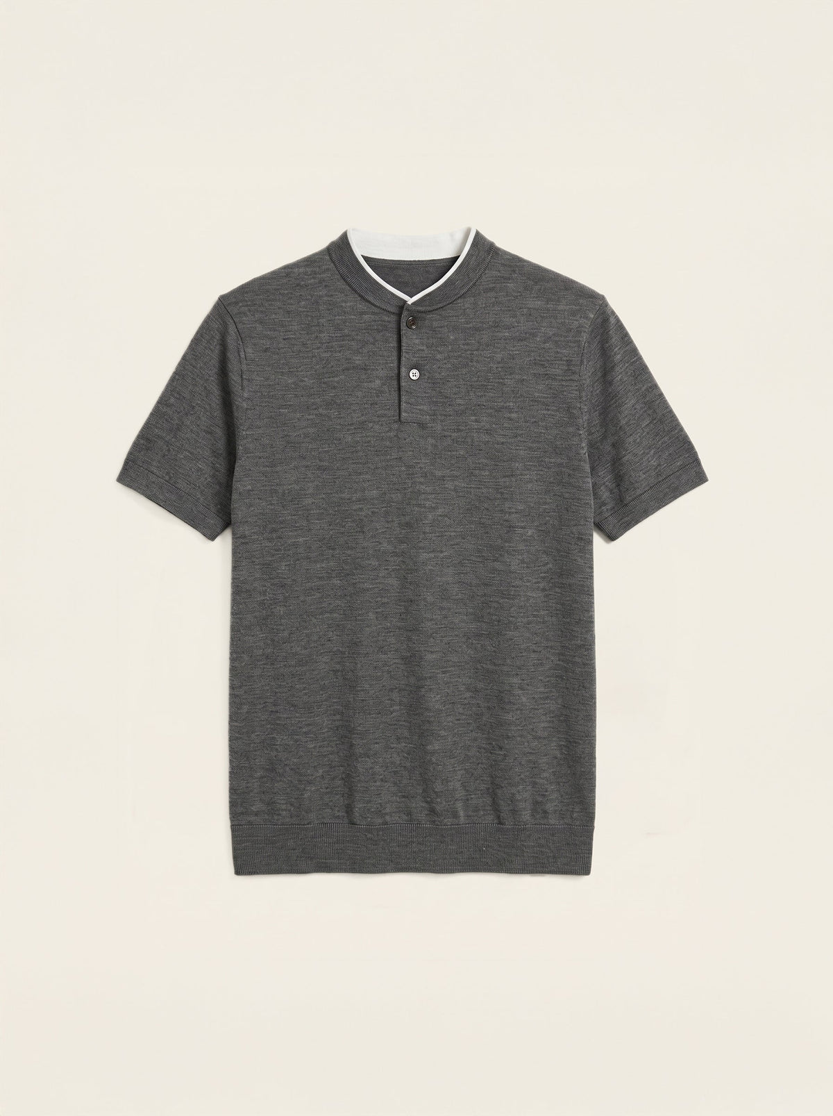 Benedict Cashmere-Merino Henley Knit