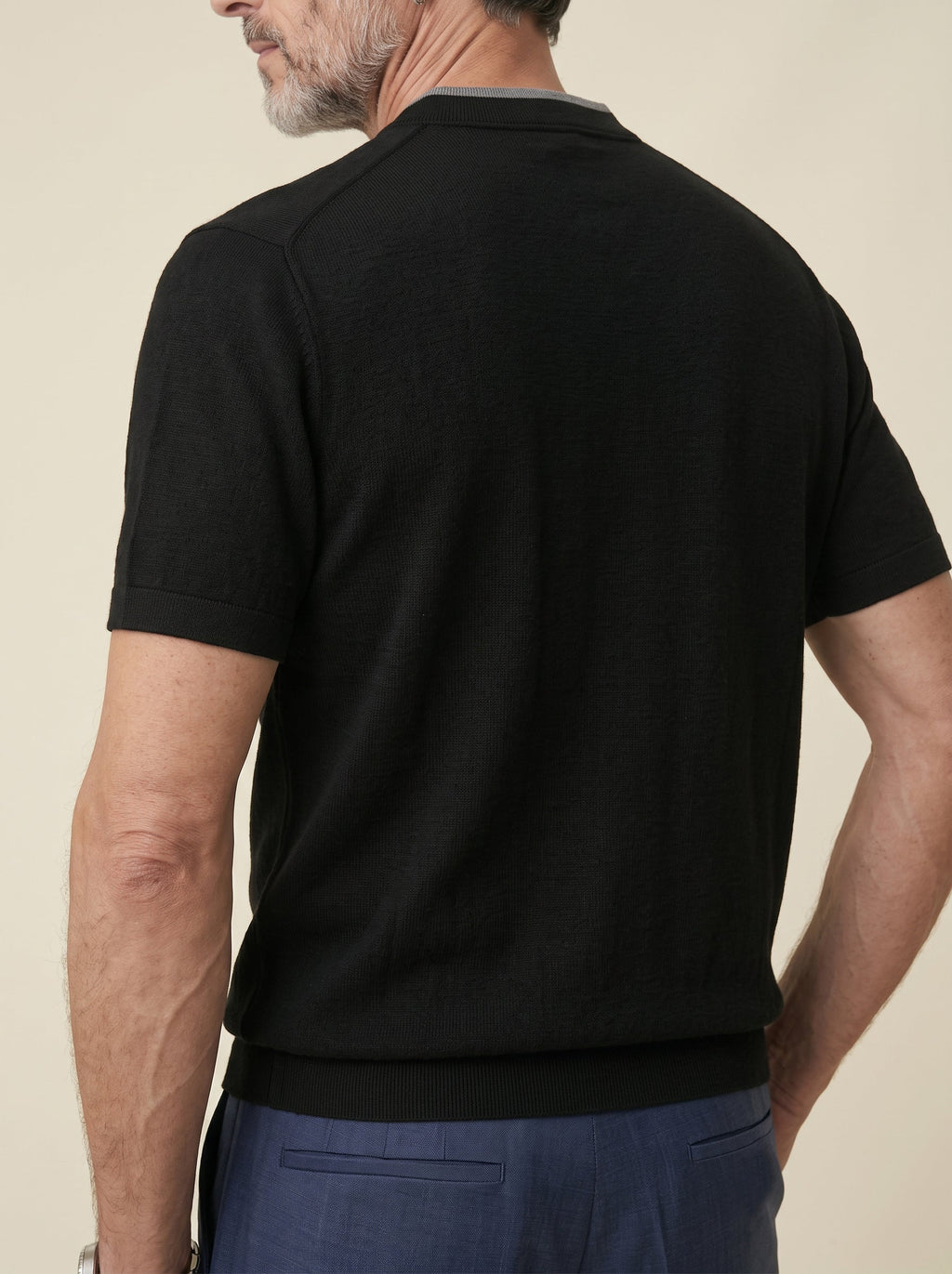 Benedict Cashmere-Merino Henley Knit