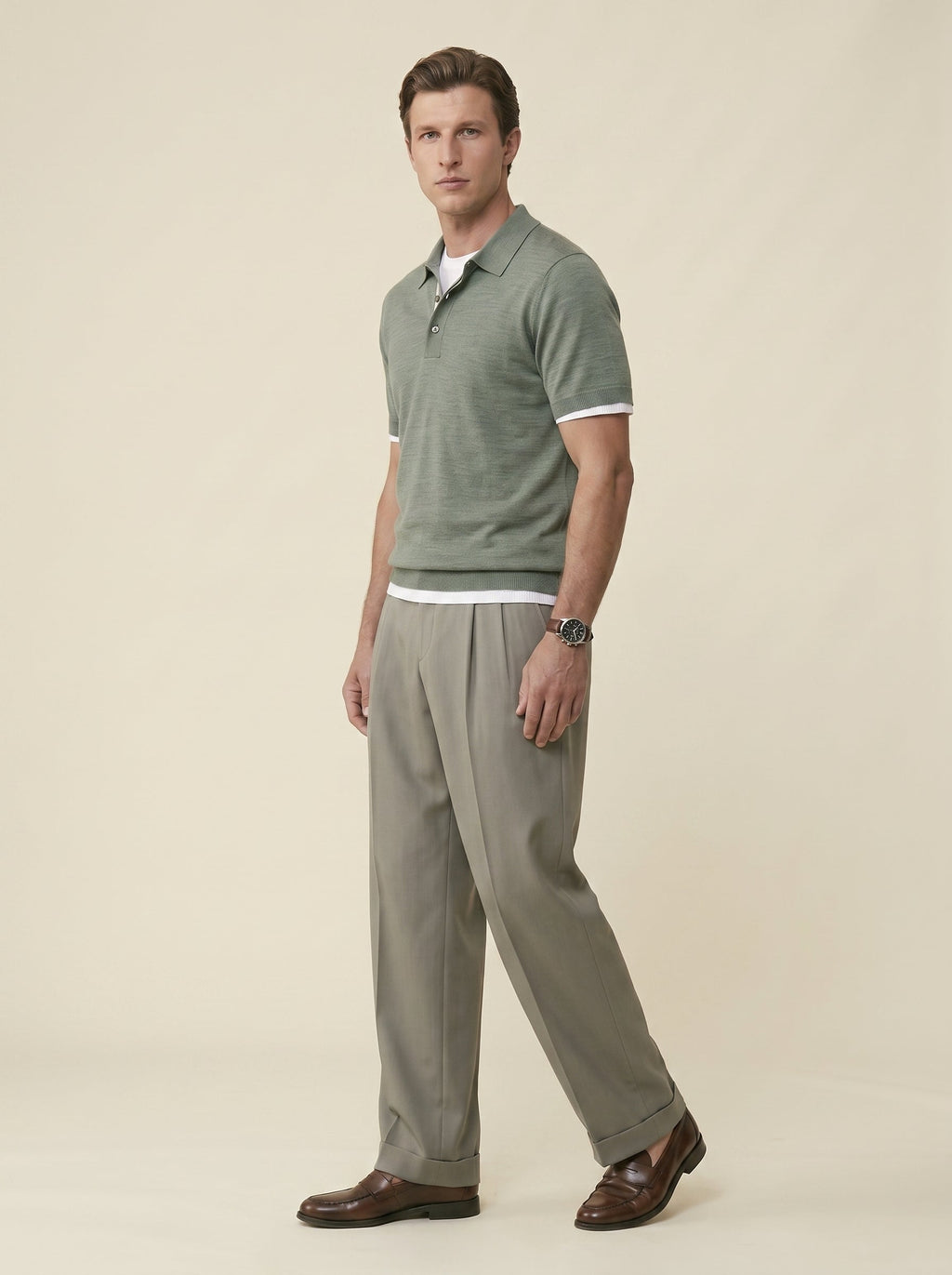 Bastien One-Button Polo