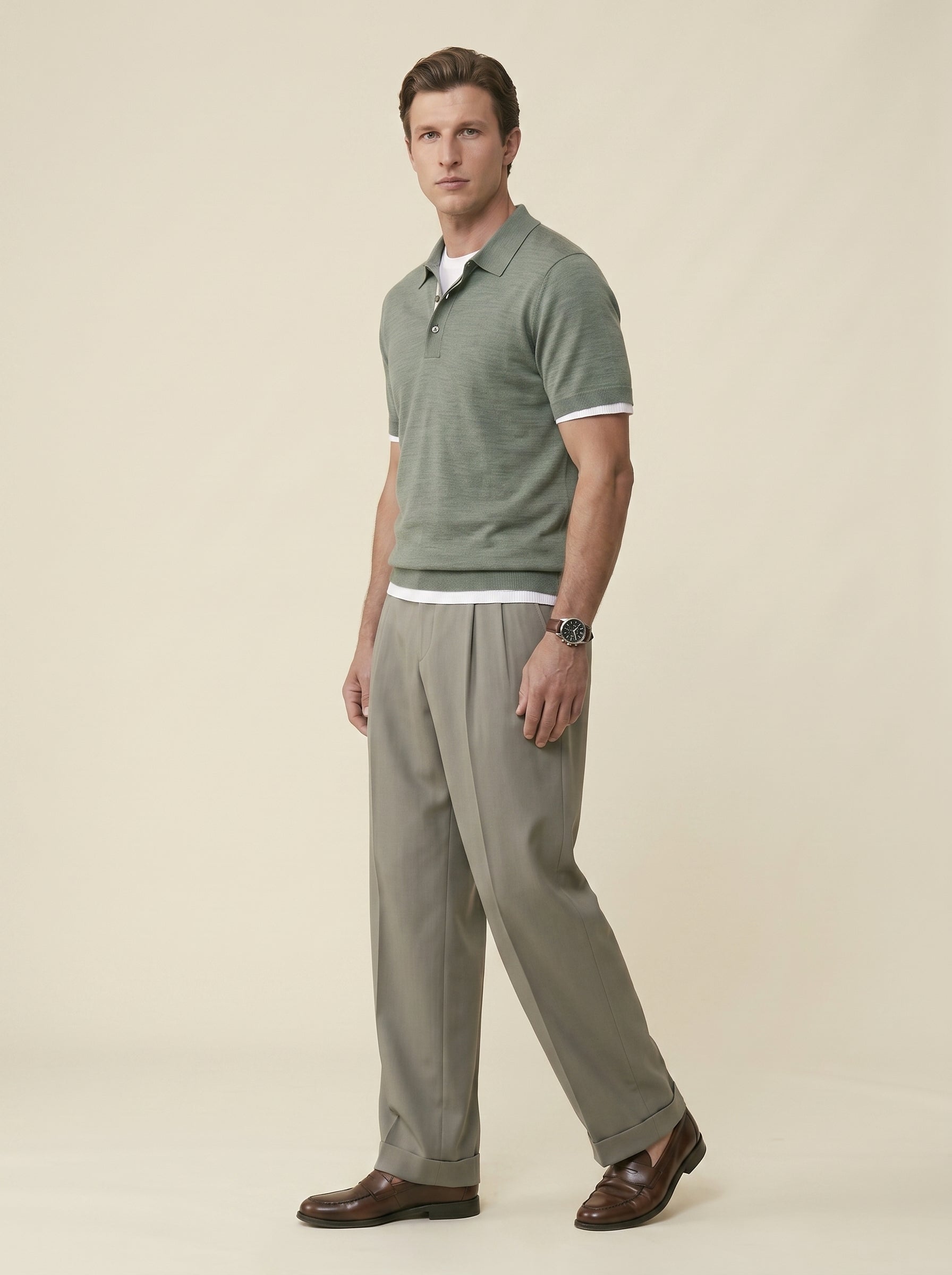 Bastien One-Button Polo