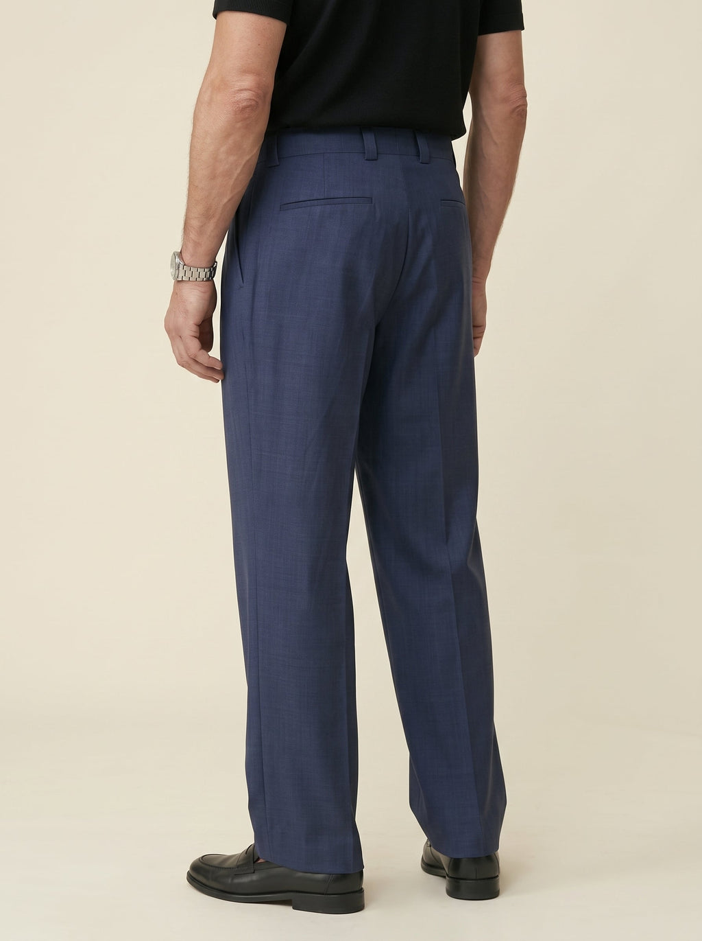 Lorenzo Pleated Wool Trousers