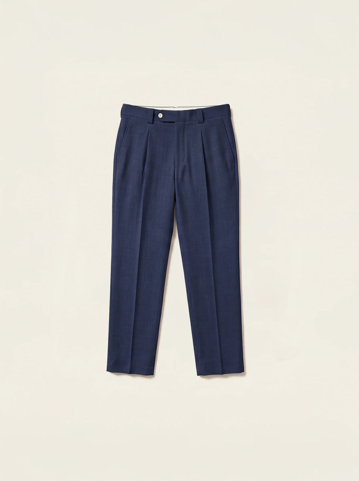 Lorenzo Pleated Wool Trousers