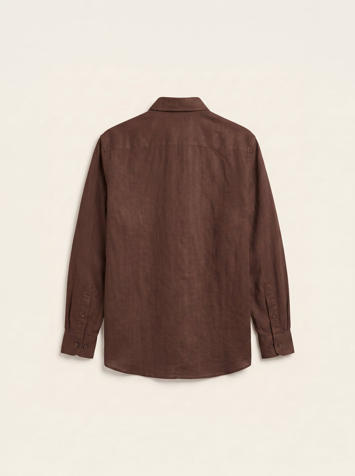 Étienne French Linen Shirt (Espresso Brown)