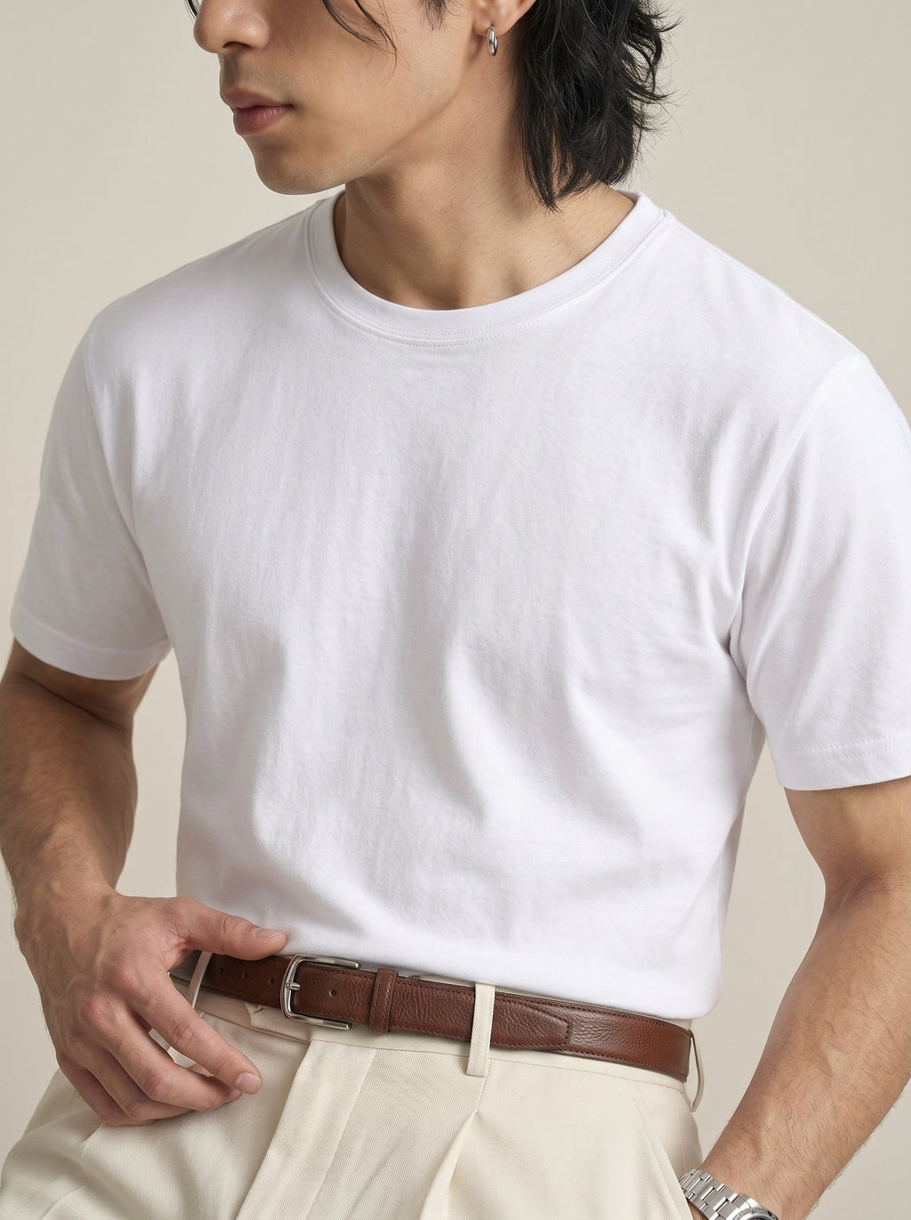 Lucien Mercerised Cotton Tee