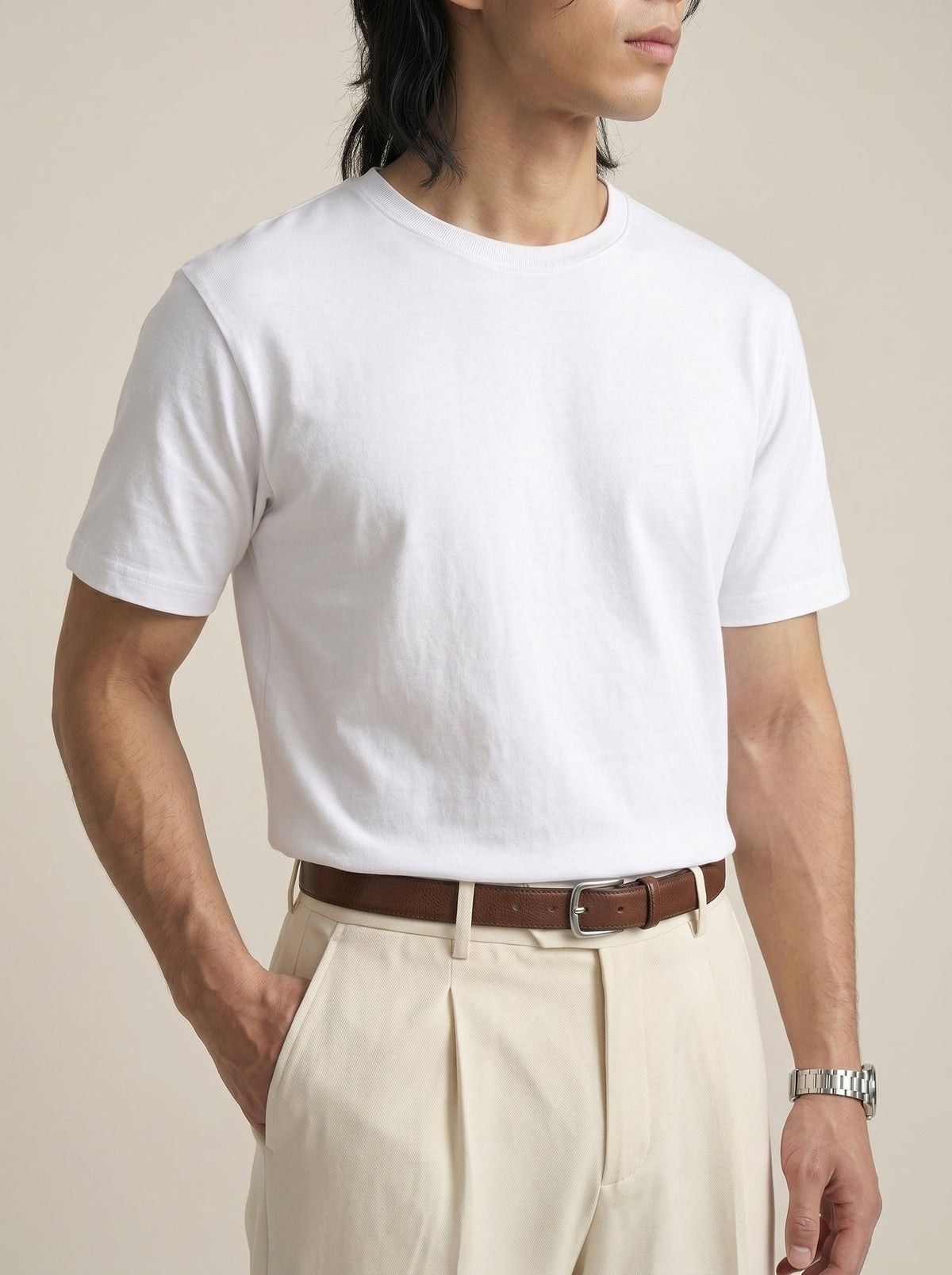 Lucien Mercerised Cotton Tee