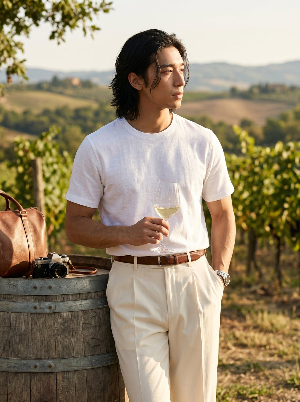 Lucien Mercerised Cotton Tee