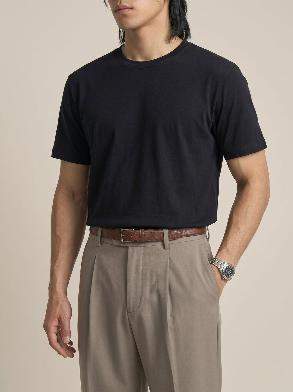 Lucien Mercerised Cotton Tee
