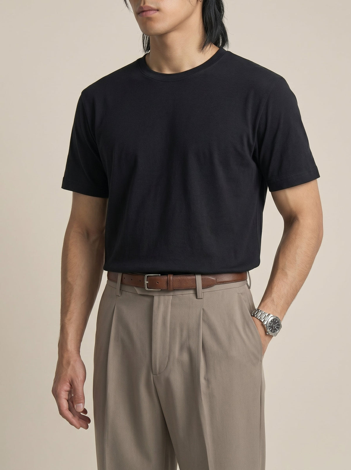 Lucien Mercerised Cotton Tee