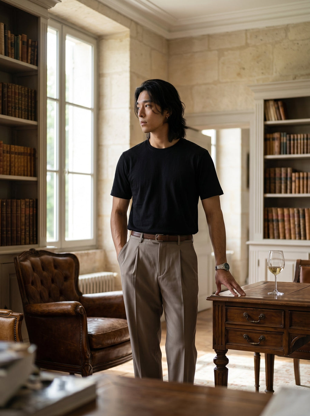Lucien Mercerised Cotton Tee
