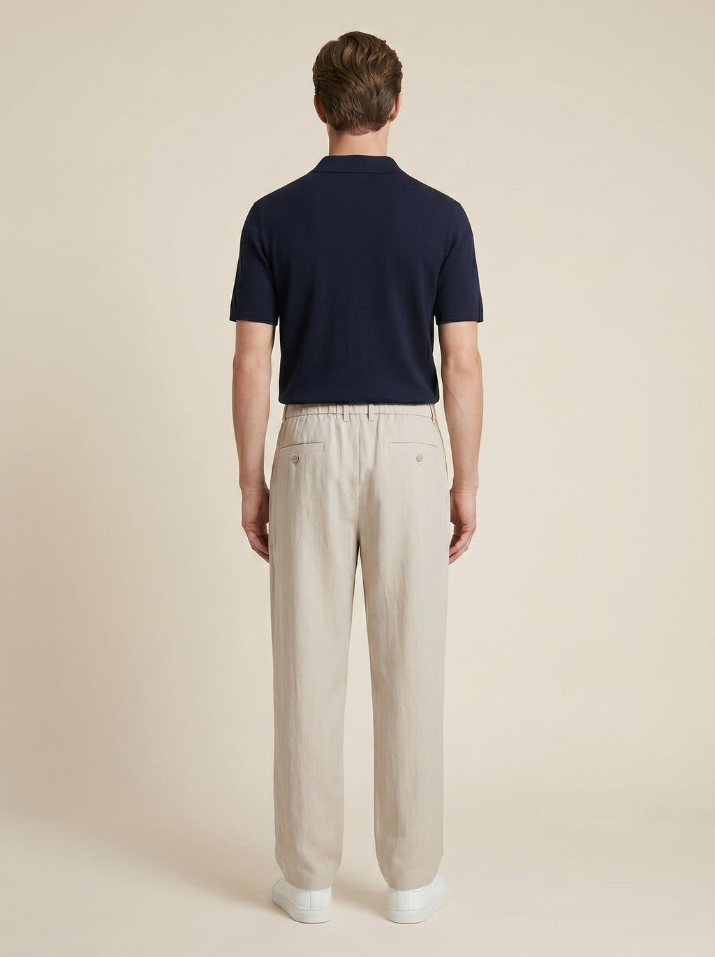 Adrien Open-Collar Polo