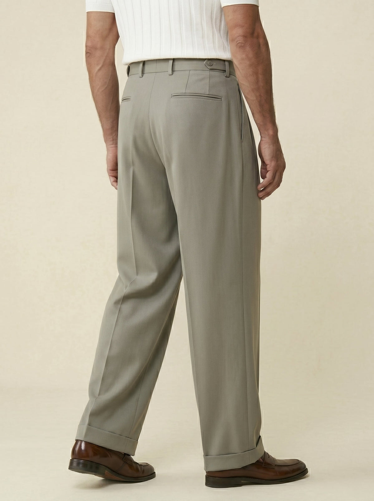 Lorenzo Wool Tailored Trousers