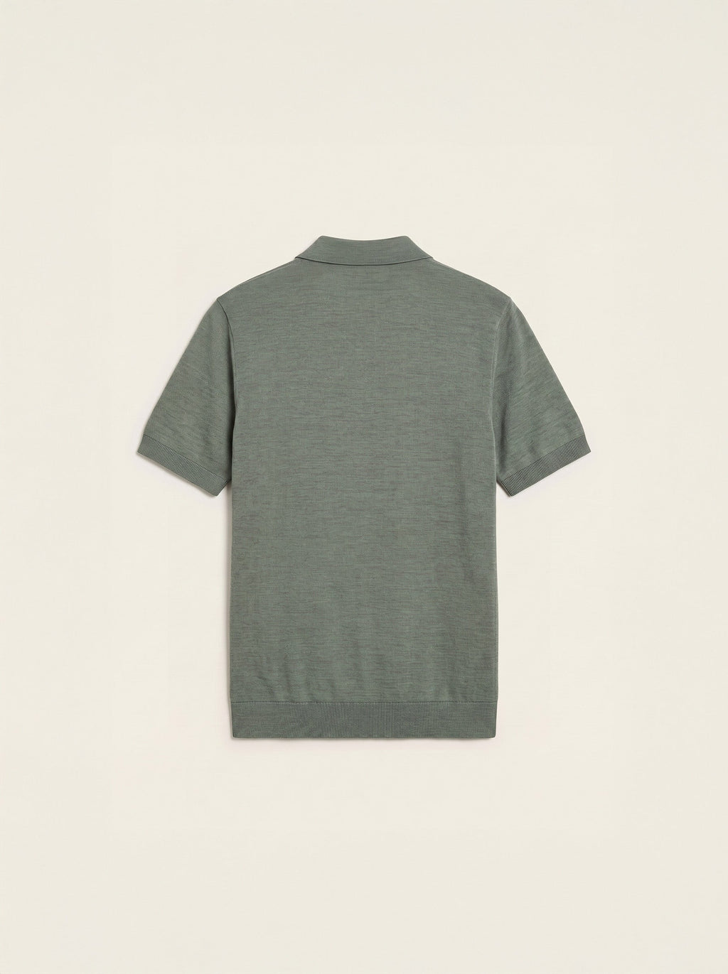 Bastien One-Button Polo (Soft Sage)