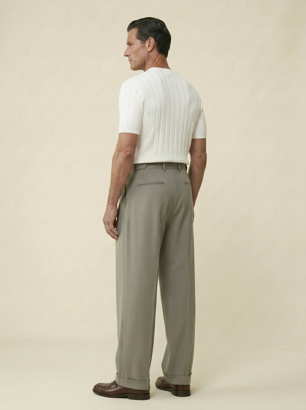 Lorenzo Wool Tailored Trousers