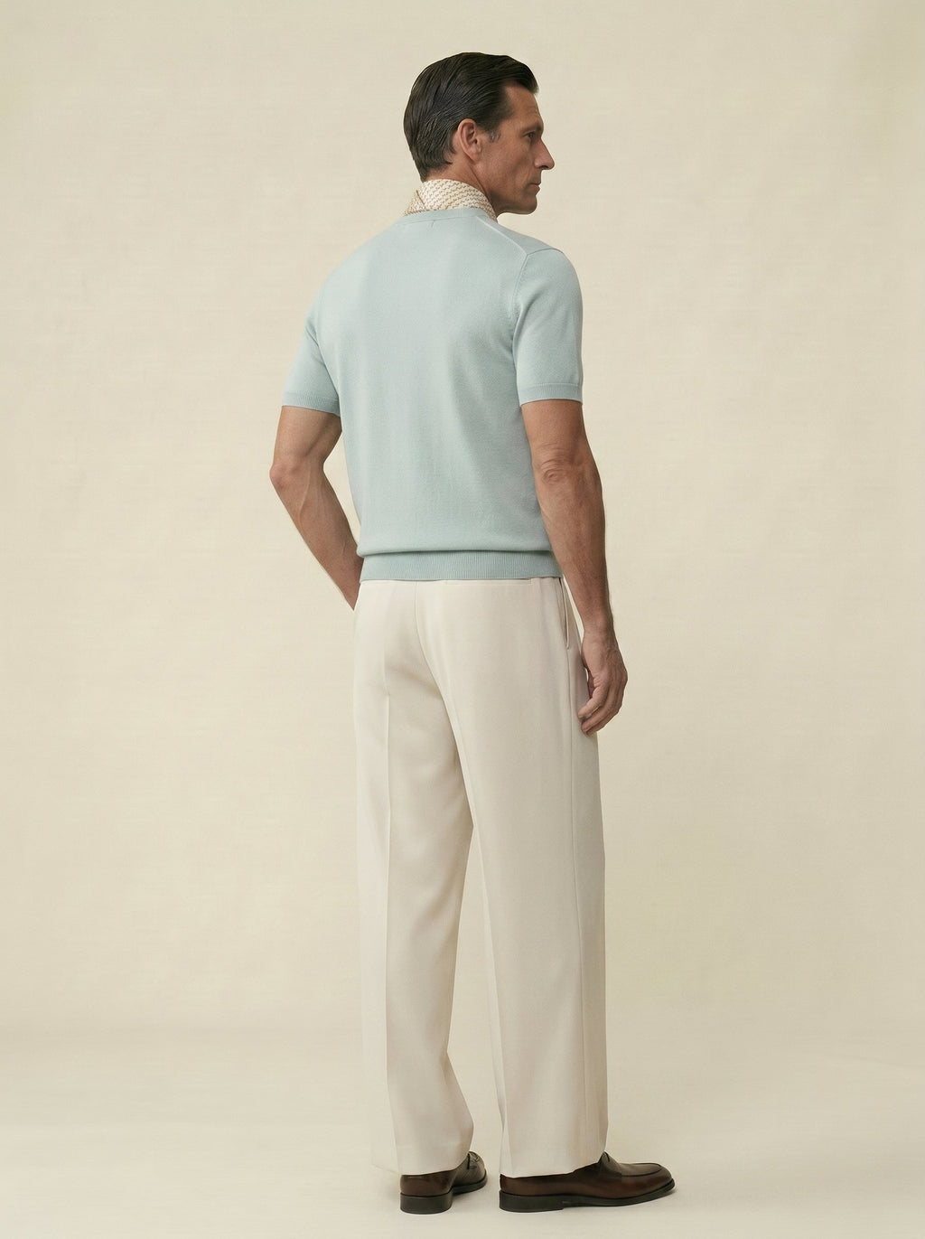 Luca Silk-Cotton Knit Tee