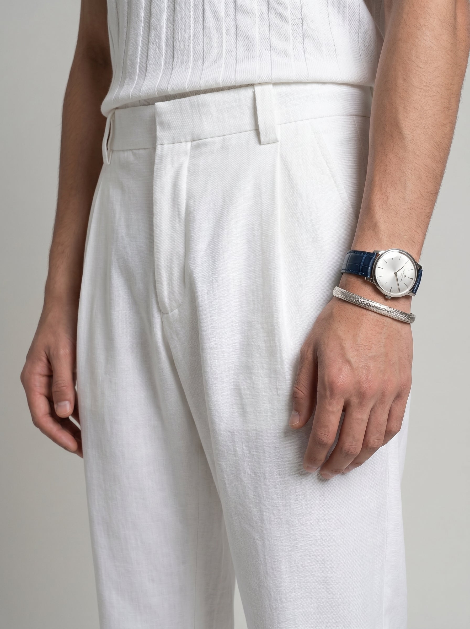 Arden Cotton-Lyocell Tailored Trousers