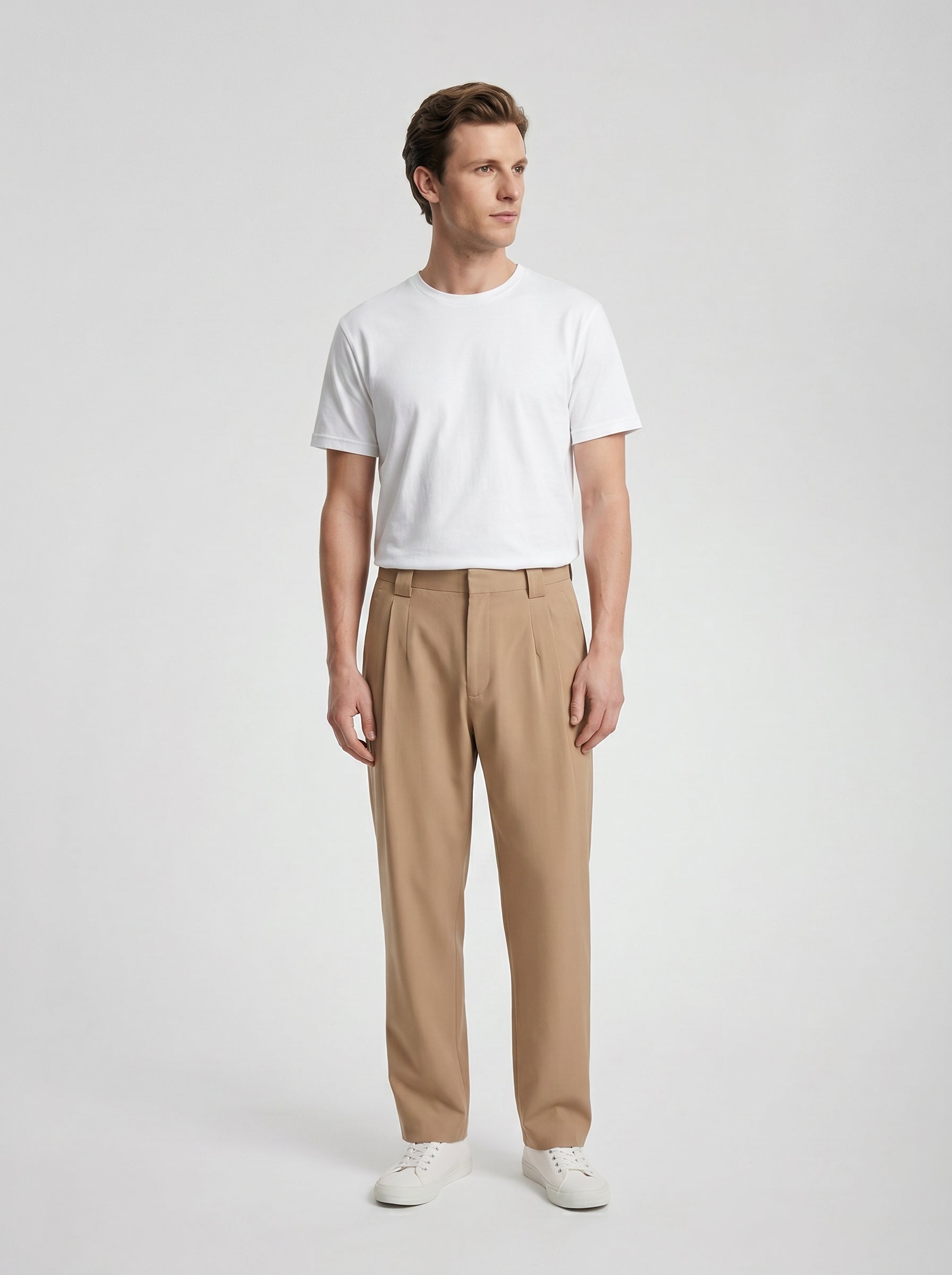 Arden Cotton-Lyocell Tailored Trousers