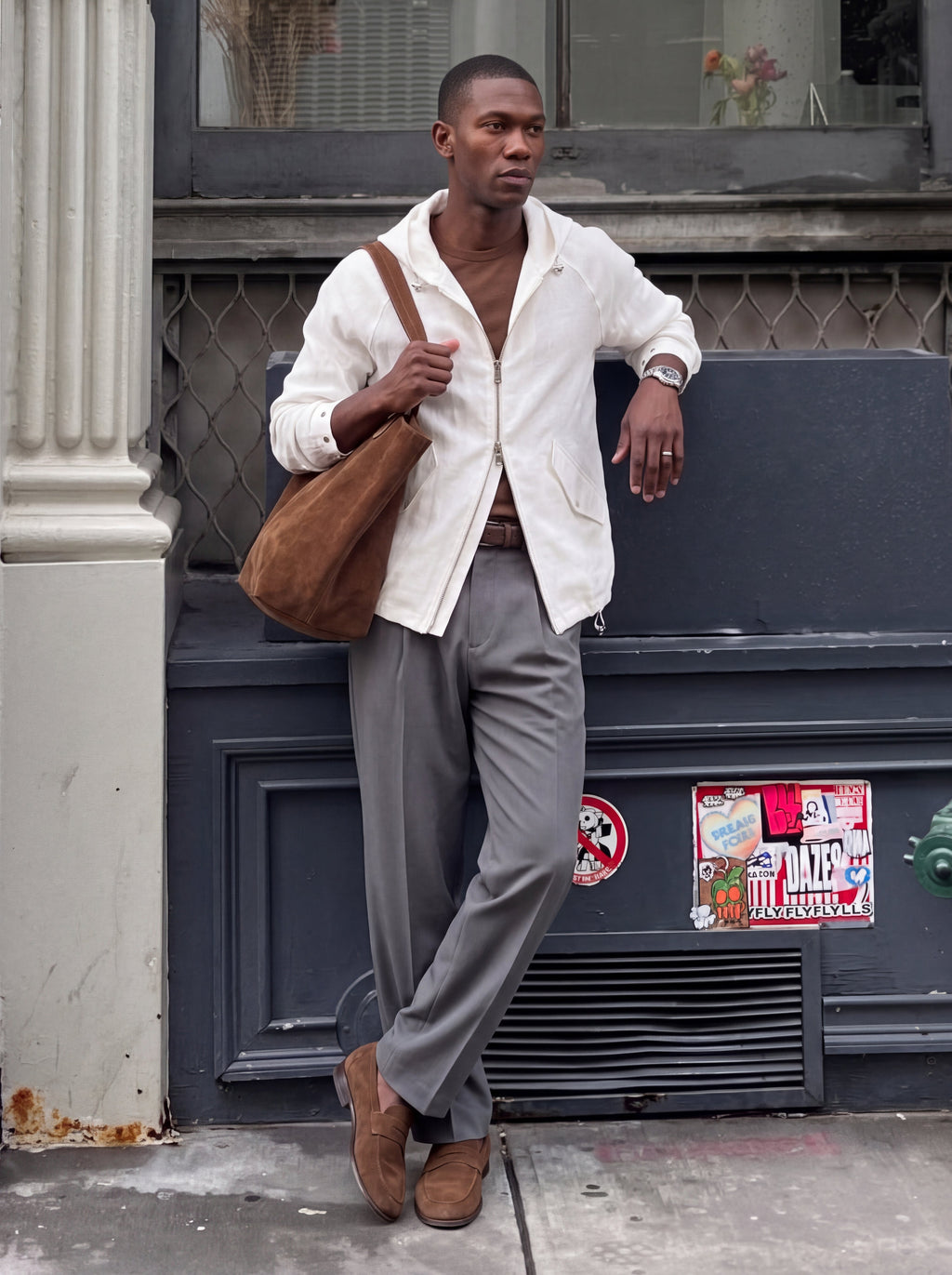 Riviera Pure Linen Hooded Jacket